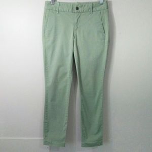 J.Crew I Frankie Olive Green Pants Size 0